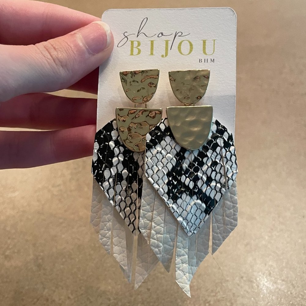Snakeskin Earrings